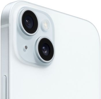 Смартфон Apple iPhone 15 Plus, 128 ГБ, nano SIM + eSIM, голубой